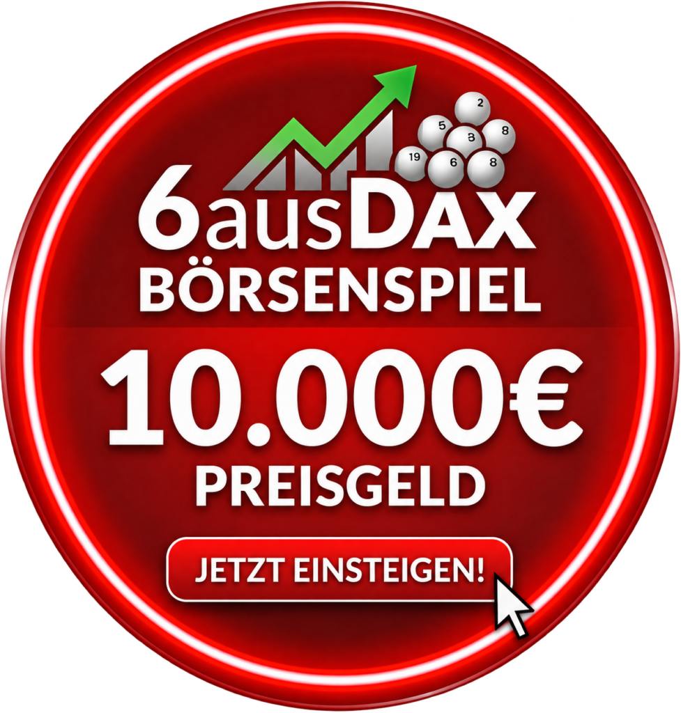 6ausDAX Börsenspiel – 10.000 Euro Preisgeld – jetzt einsteigen